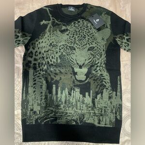 Marcelo Burlon County Of Milan Men Wool Tiger Sweater